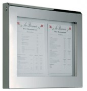 Porte menu restaurant mural