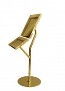 Porte-menu sur pied à 2 plateaux