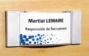Porte nom en polypropylène