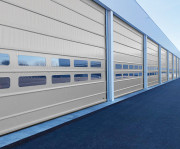 Porte rapide industrielle repliable