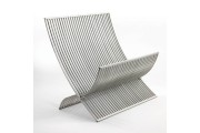 Porte revues en aluminium