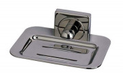Porte-savon plat en inox