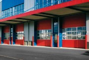Porte sectionnelle industrielle isolée