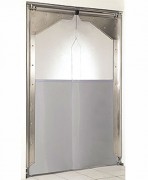 Porte souple à vantaux pvc
