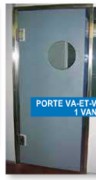 Porte va et vient en polyéthylène 