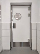 Porte va et vient en polyéthylène