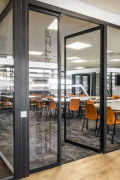Porte vitrée pour cloison de bureau - Isolation acoustique : 37 dB