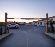 Portique limiteur hauteur bois