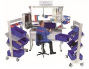 Poste de travail point qualité d'atelier
