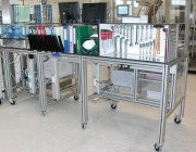 Poste de travail roulant en aluminium