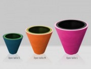 Pot de fleur urbain