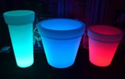 Pot de fleurs lumineux LED RGBW