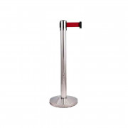 Poteau de guidage avec sangle