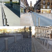 Poteau ville inox