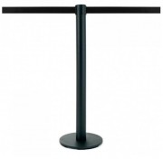 Poteau file d'attente à sangle