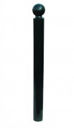 Potelet boule amovible en acier - H.1050 x Ø 76 mm