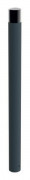 Potelet acier à sceller avec tête bombée en inox - ? 76 à 102 mm - H.1200 mm