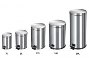 Poubelle à pédale inox