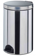Poubelle à pédale INOX pour toilettes SANELIA