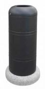 Corbeille ronde en acier - 100 L