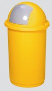 Poubelle dôme plastique