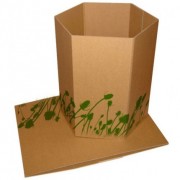 Poubelle en carton
