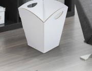 Poubelle en carton ondulé
