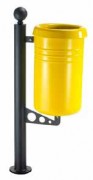 Poubelle extérieure ronde - 45 litres