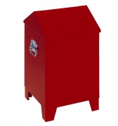 Poubelle métal pour chiffons souillés