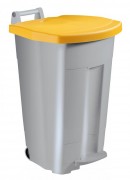 Poubelle mobile à pédale 90L