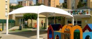 Préau d'école sur mesure