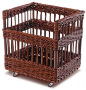 Présentoir à légumes en osier