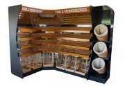 Présentoir boulangerie en acier