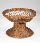 Présentoir en osier rond à 1 étage