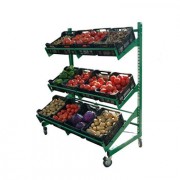 Présentoir fruits et légumes en bois - 3 niveaux