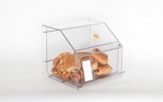 Présentoir pour produits en vrac avec couvercle 15L