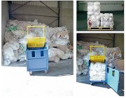 Presse à balle manuelle pour plastique