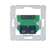 Prise téléphone double