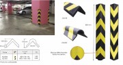 Profilé protection d'angle industriel en caoutchouc