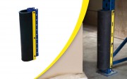 Sabot de protection rack en EPDM - Ht. 550 mm - ?cartement 80 à 120 mm