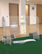 Protection plexi assesseur bureau de vote