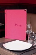 Protège menu pour restaurant