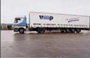 Publicité soudée sur camion