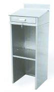 Pupitre acier inoxydable