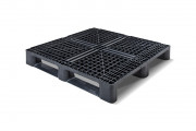 Palette plastique alimentaire ajourée 1140x1140 mm - 3 semelles