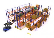 Rack à palettes pour stockage