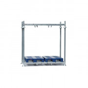 Rack de stockage à palette Double en acier