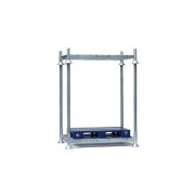 Rack de stockage palette - Charge 1 ou 2 tonnes - 3 Ht. de chandelles - L1550 x P1180 x H1050, 1680 ou 2010 mm