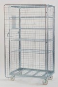 Rack de stockage grillagé 4 côtés