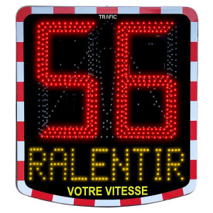 Radar pédagogique de sécurité routière